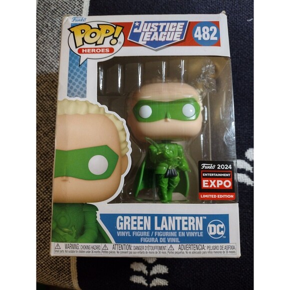 New Funko Pop Justice League Green Lantern #482 C2E2 Expo 2024 Limited Edition - Picture 1 of 4